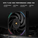 Thermalright Phantom Spirit 120 EVO - Enfriador de CPU, ventilador dual TL-K12 PWM, 7 tubos de calor de refrigeración de CPU, con velocidad de 2150 RPM, para AMD AM4 AM5/Intel