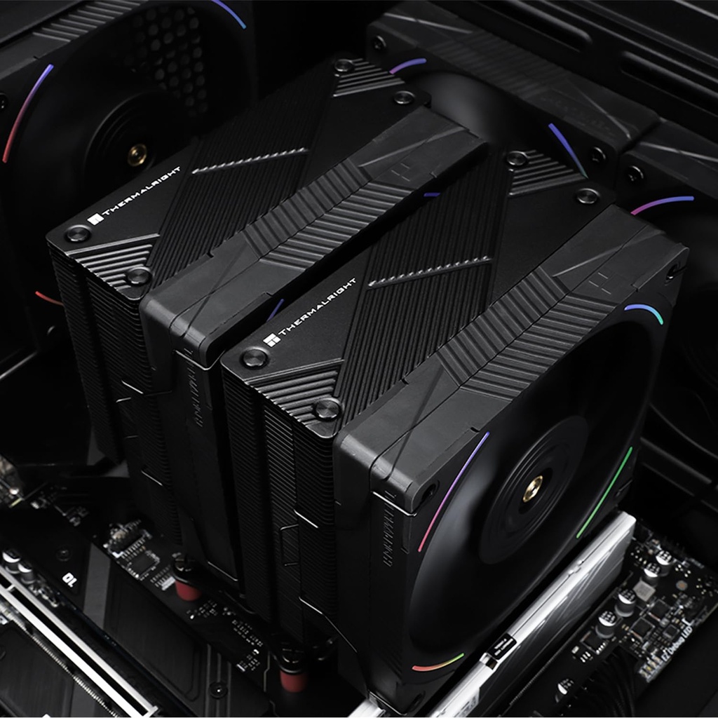 Thermalright Phantom Spirit 120 EVO - Enfriador de CPU, ventilador dual TL-K12 PWM, 7 tubos de calor de refrigeración de CPU, con velocidad de 2150 RPM, para AMD AM4 AM5/Intel