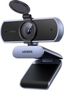 UGREEN Cámara web 2K para PC Ultra HD 1080P Cámara web con micrófono, cámara de PC con cubierta de privacidad, cámara web USB para transmisión, conferencias, videollamadas, zoom, Skype, equipos