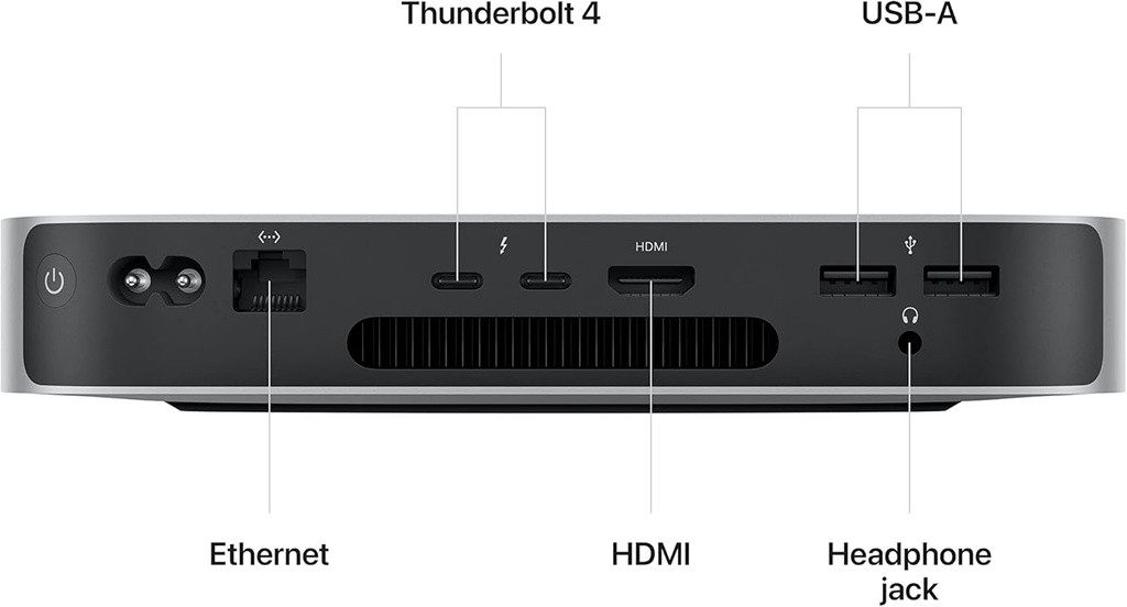 Apple MAC Mini - Chip M2 - 8GB RAM - 256 SSD