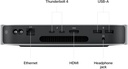Apple MAC Mini - Chip M2 - 8GB RAM - 256 SSD