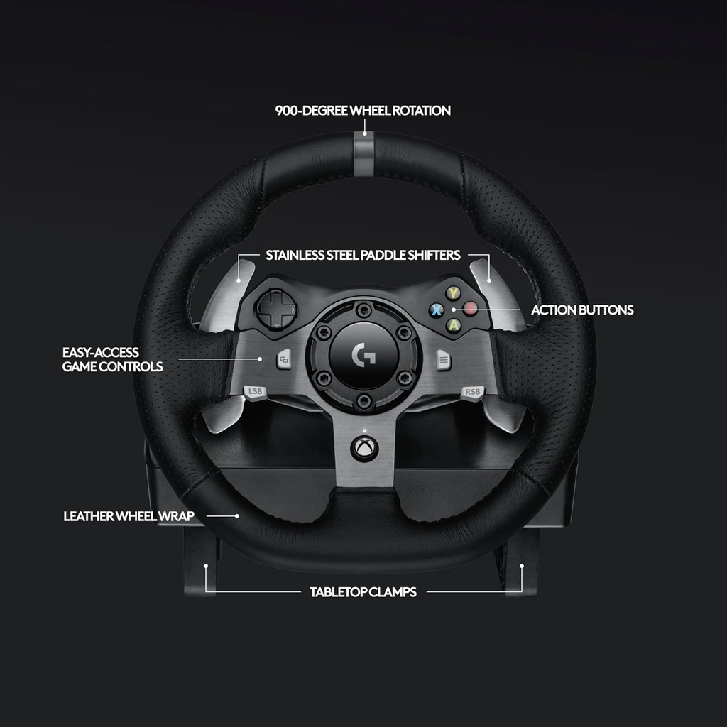 Volante Logitech G920 Para  Xbox y PC
