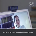 Webcam Logitech C920x HD Pro, Full HD de 1080p/30fps