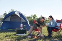 Coleman Sundome tienda de campaña con mosca de lluvia, tienda de campaña para 2 personas se instala en 10 minutos, refugio resistente a la intemperie para camping, festivales, patio trasero