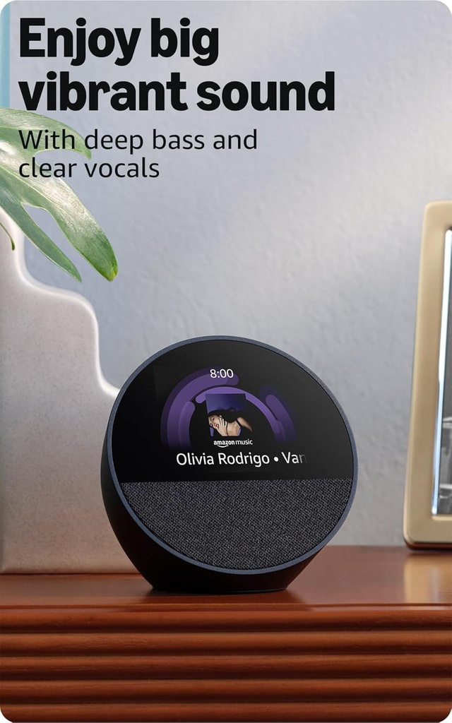 Amazon Echo Spot (2024) Parlante/Despertador Inteligente Con Alexa - Azul Oceánico