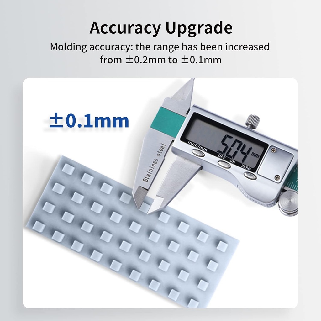 ANYCUBIC - Resina de impresora 3D estándar actualizada, resina de curado UV rápido SLA de 405 nm, fotopolímero rápido y de alta precisión para impresión 3D LCD/DLP/SLA de 8K (gris, 35.27 oz)