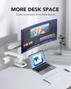Base Para Monitor HUANUO a GAS Para Monitor 17" a 32" - Hasta 8Kg - (Blanca)
