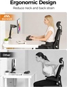 Bracwiser Soporte para monitor de 17 a 32 pulgadas con resorte de gas ajustable, soporte de hasta 22 libras