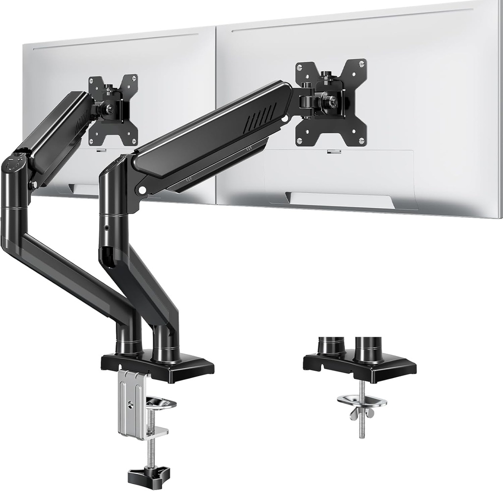 Base Para Monitor MOUNTUP a GAS Para Monitor 17" a 32" - Hasta 8Kg - MU0004 (BLACK)