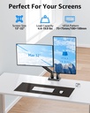 Base Para Monitor MOUNTUP a GAS Para Monitor 17" a 32" - Hasta 8Kg - MU0004 (BLACK)