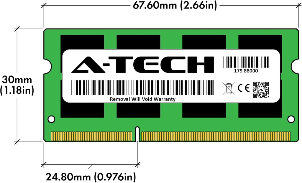 A-Tech 16GB (2x8GB) DDR3/DDR3L 1600MHz PC3L-12800 (PC3-12800)