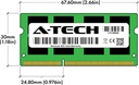 A-Tech 16GB (2x8GB) DDR3/DDR3L 1600MHz PC3L-12800 (PC3-12800)