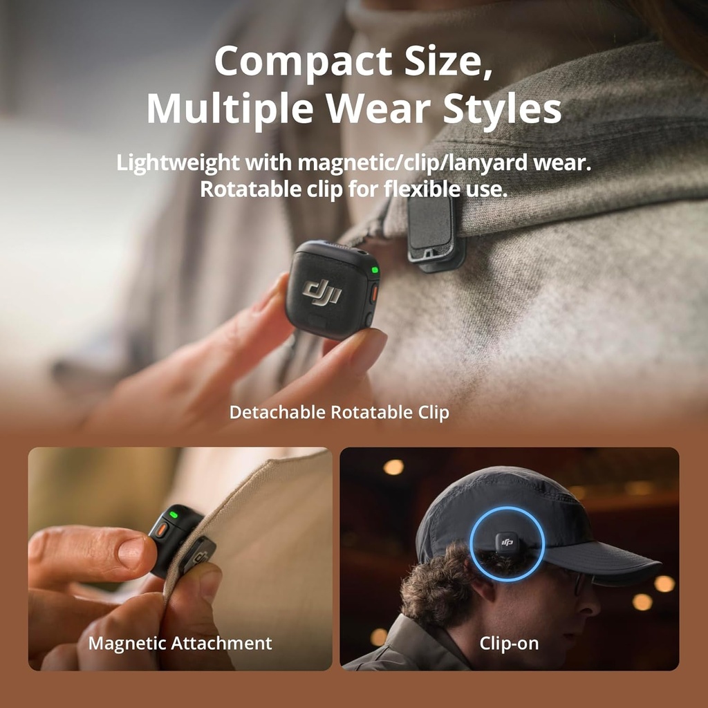 DJI Mic 3 (2 TX + 1 RX + estuche de carga)