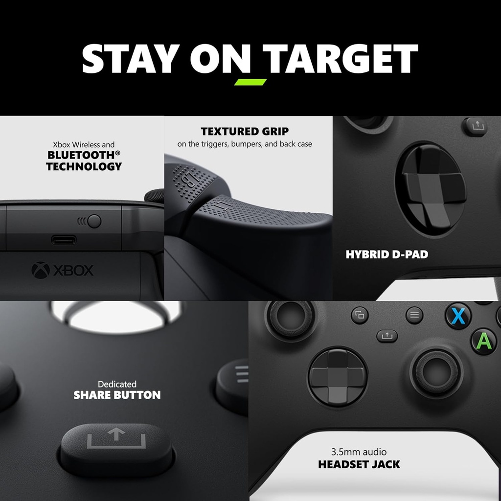 Control Xbox Core Wireless - Carbon Black