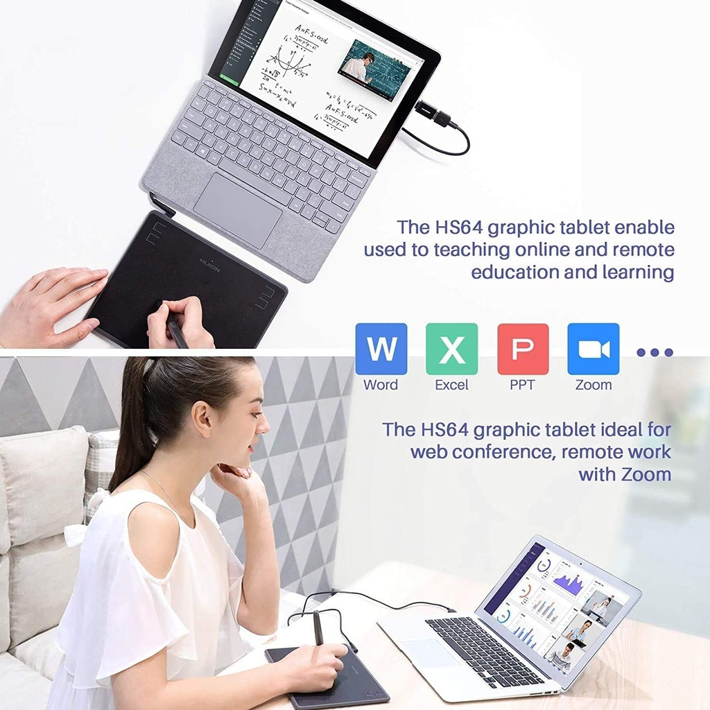Tablet De Dibujo Grafico Huion HS64