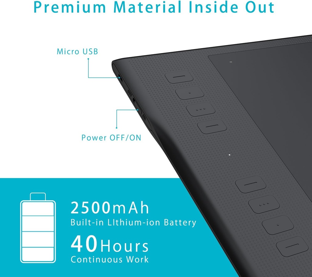 Tablet De Dibujo Huion Inspiroy Q11K