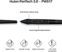 Tablet De Dibujo Inalámbrica HUION Inspiroy Keydial KD200 – Conexion Bluetooth - con dial de teclado, 5 teclas Personalizables, Pen sin batería.