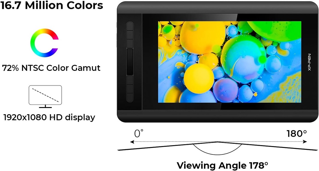 Tablet De Dibujo XP-PEN Artist12 - 11.6 Inch FHD