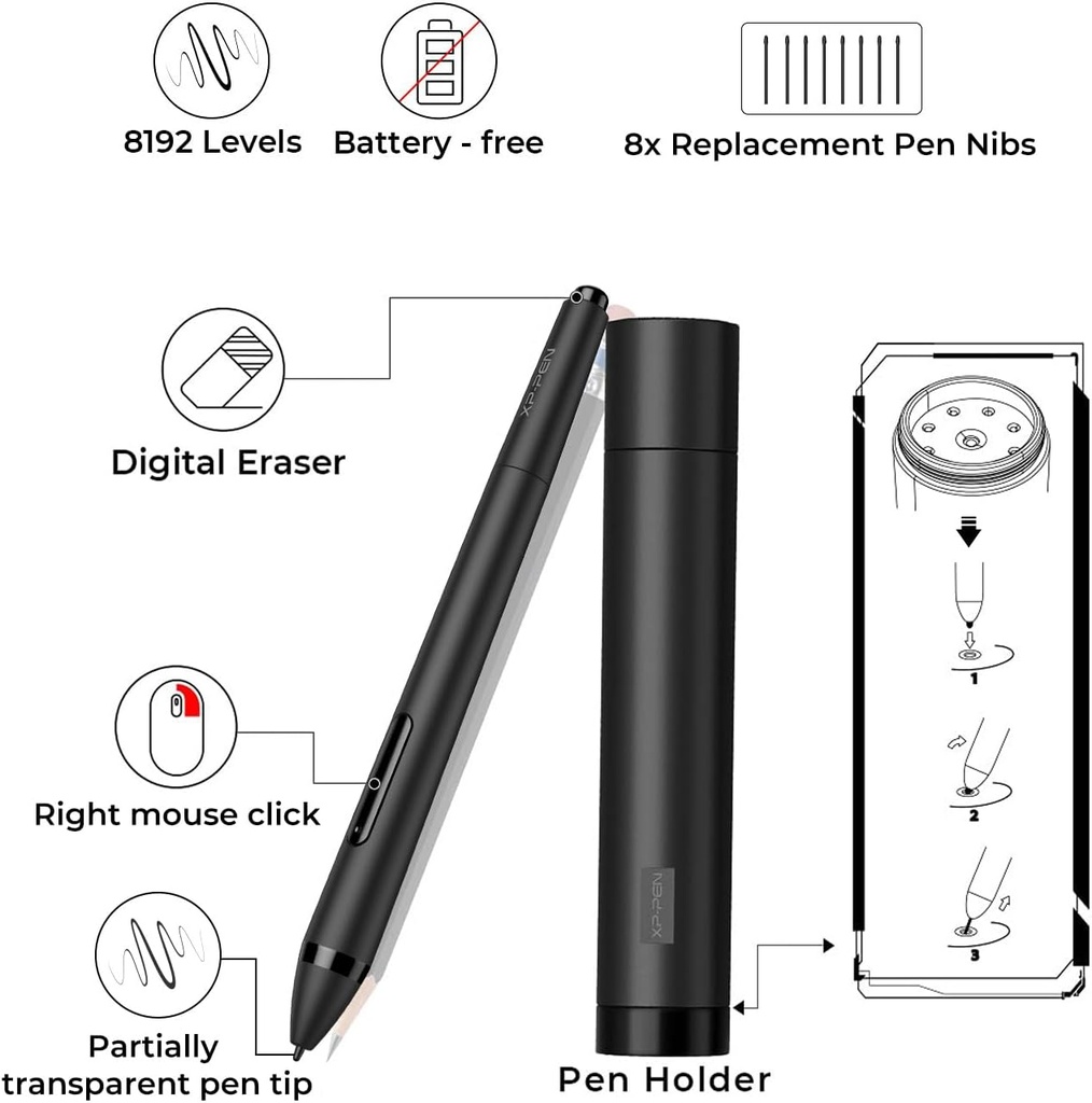 Tablet De Dibujo XP-PEN Artist12 - 11.6 Inch FHD