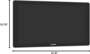 Tablet De Dibujo/Diseño - HUION KAMVAS 22 - Con Pantalla 21.5" Full HD - 120% sRGB - Windows PC, Mac, Android