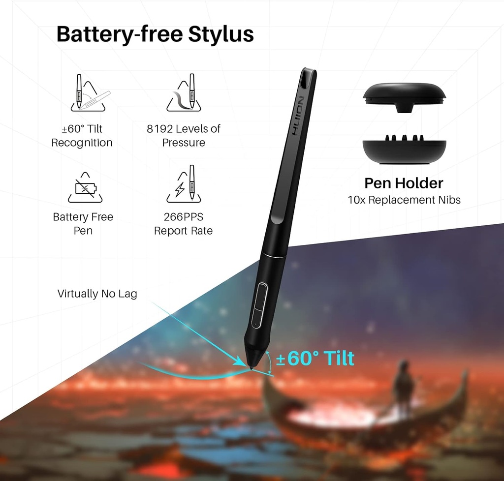 Tablet De Dibujo/Diseño - HUION KAMVAS Pro 16