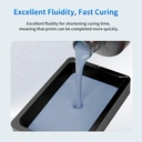 Paquete de resina para impresora 3D ANYCUBIC, resina de curado UV SLA de 405 nm con alta precisión y curado rápido y excelente fluidez para impresión 3D LCD (4 paquetes * 1 kg gris, 4 kg en total) 