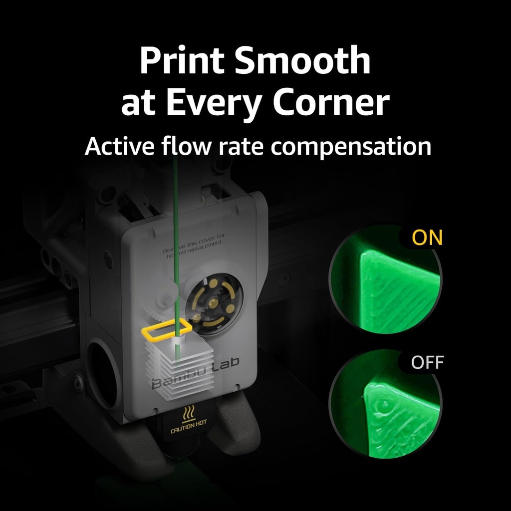 Bambu Lab A1 Impresora 3D, Soporta Impresión 3D Multi-Color, Alta Velocidad y Precisión, Calibración Completa Automática y Compensación Activa de Tasa de Flujo, ≤48 dB Impresora 3D FDM Silenciosa 