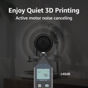 Bambu Lab A1 Impresora 3D, Soporta Impresión 3D Multi-Color, Alta Velocidad y Precisión, Calibración Completa Automática y Compensación Activa de Tasa de Flujo, ≤48 dB Impresora 3D FDM Silenciosa 