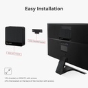 Beelink Mini PC SER5 MAX, AMD Ryzen 7 7735HS (6 nm, 8C/16T) hasta 4.75 GHz, mini computadora de 24 GB LPDDR5 RAM 1 TB NVME SSD, PC de escritorio 4K a 60 Hz pantalla triple, mini computadora de juegos WiFi6/BT5.2/HTPC/W-11 Pro 
