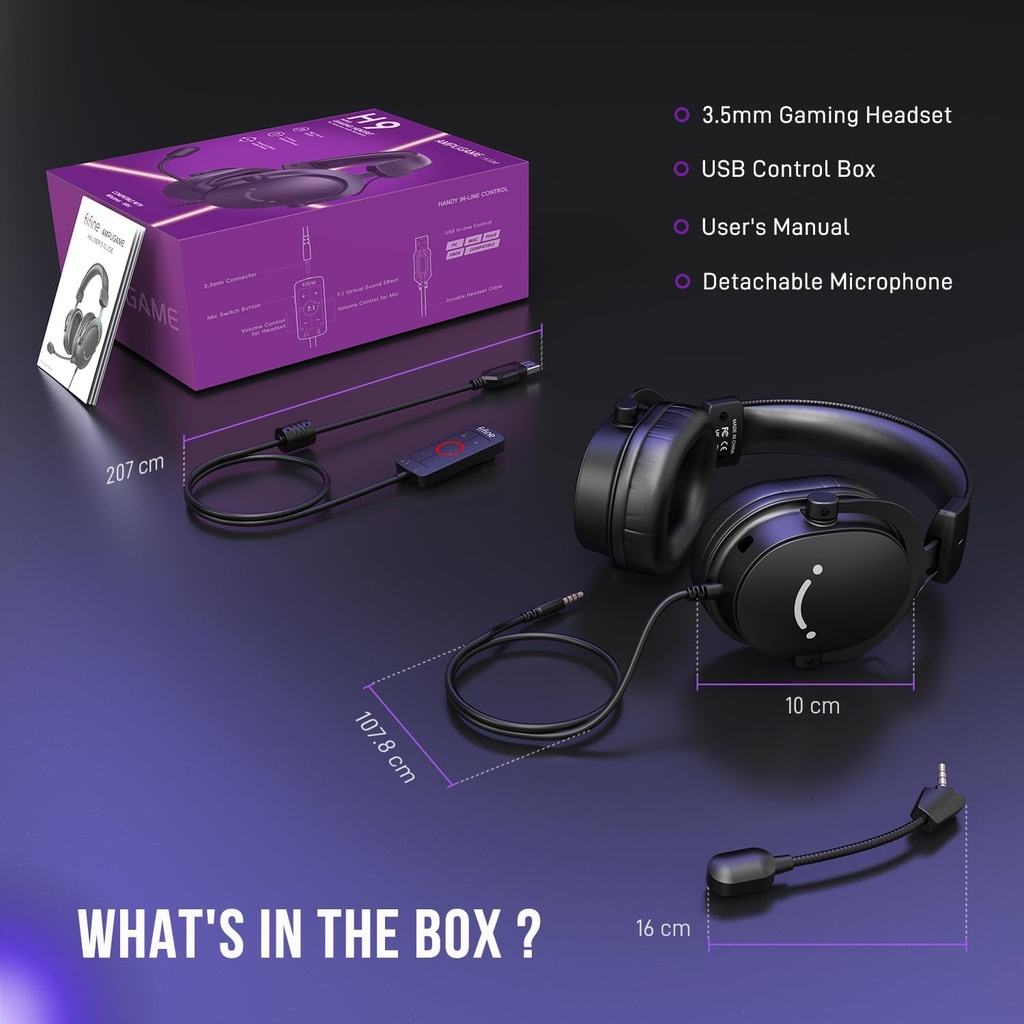 FFIFINE Auriculares H9 - 7.1