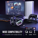 FIFINE Auriculares USB con cable para juegos PC H13