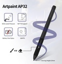 GAOMON PD2200 Tableta de dibujo con pantalla, laminada con 8 botones táctiles, 130% sRGB, tableta gráfica de 21.5
