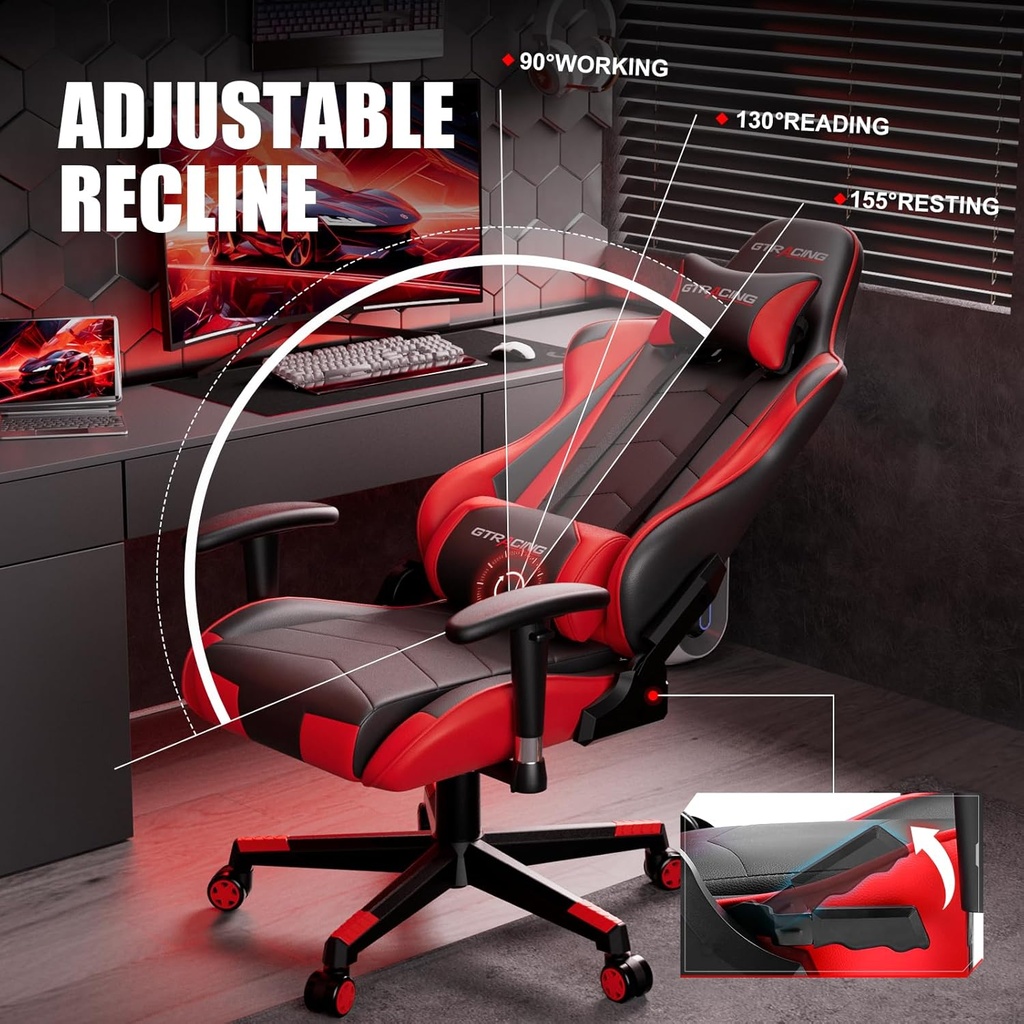 GTRACING SILLA GAMER PRO SERIES // GT099-RED