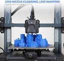 ELEGOO Filamento PLA 1.75mm Gris 2KG, Filamento para Impresora 3D con Precisión Dimensional +/- 0.02mm, Paquete de 2 Carretes de 1kg en Cartón (2.2lbs) Filamento para Impresora 3D Compatible con la