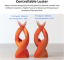 ANYCUBIC - Bobina reutilizable de filamentos para impresora 3D, PLA, doble color, sedosos, coextrusión cromada, cambio de color, 1.75 mm, precisión dimensional +/- 0.02 mm, 1 kg, negro verde 