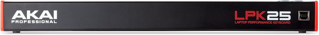 AKAI Professional LPK25: Controlador USB MIDI Ultra-Portátil de 25 Teclas (Negro)