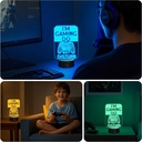 Lampara Gamer Do Not Disturb I'm Gaming Night Light