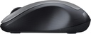 Logitech MK335 - Combo de teclado y mouse inalámbricos silenciosos - Combo de teclado y mouse negro/plateado inalámbrico, ambidiestro