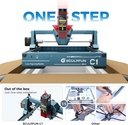 SCULPFUN Mini máquina de grabado láser C1 - Grabador láser portátil de 3 W para principiantes, 0.002 in de alta precisión, Plug and Play, ideal para bricolaje madera, acrílico y cuero, área de grabado de 5.906 x 5.118 in 