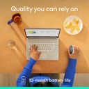 Logitech Ratón inalámbrico Bluetooth M196, compacto y portátil para portátiles, tabletas y más, batería de 12 meses, seguimiento suave, compatible con PC y Mac, Windows y macOS, grafito