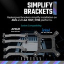 MasterLiquid 360L Core ARGB CPU Liquid Cooler