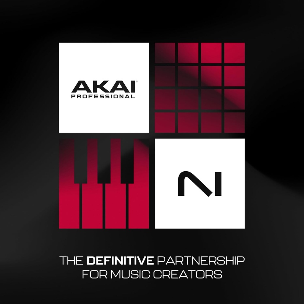 AKAI Professional MPK Mini MK3 - 25 Key USB MIDI Keyboard Controller With 8 Backlit Drum Pads, 8 Knobs and Music Production Software included (Black)