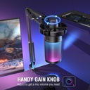 Microfono USB FIFINE AMPLIGAME A6T RGB