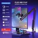 Microfono USB FIFINE AMPLIGAME A6T RGB
