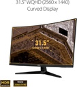 Monitor Curvo Asus VG328H18 - 32" Full HD VA - 144HZ