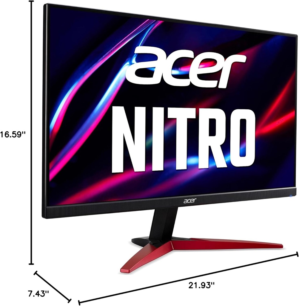 Monitor Gamer Acer KG251Q - 24" Full HD VA - 250Hz 1ms