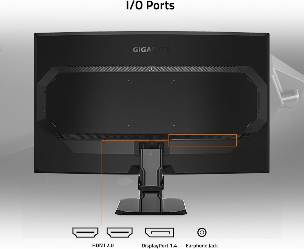Monitor Gamer GIGABYTE GS27FC - 27" Full HD VA - 180Hz 1ms - HDR Ready