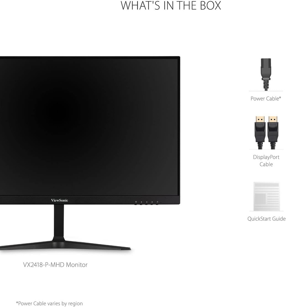 Monitor Gamer ViewSonic VX2418-P-MHD - 24" Full HD VA - 165Hz