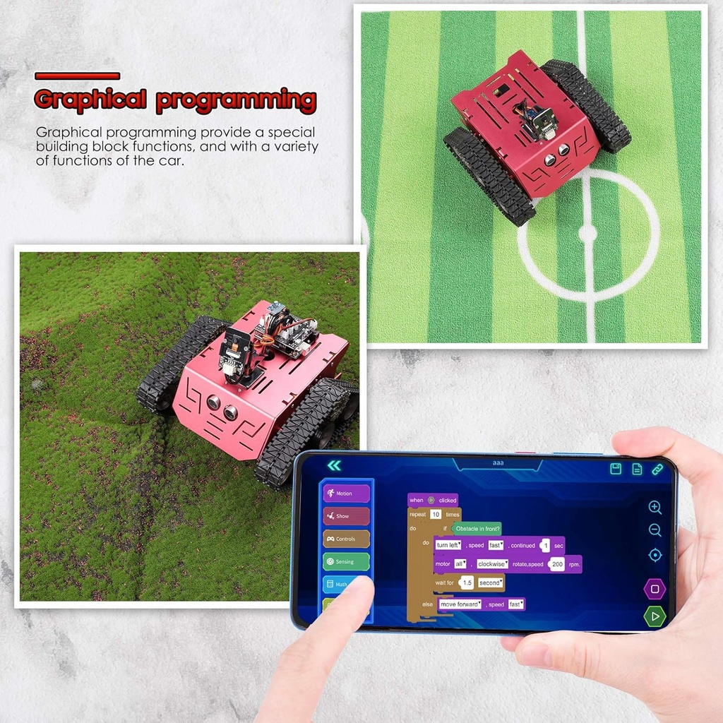 ELEGOO Kit de tanque de robot Conqueror con UNO R3