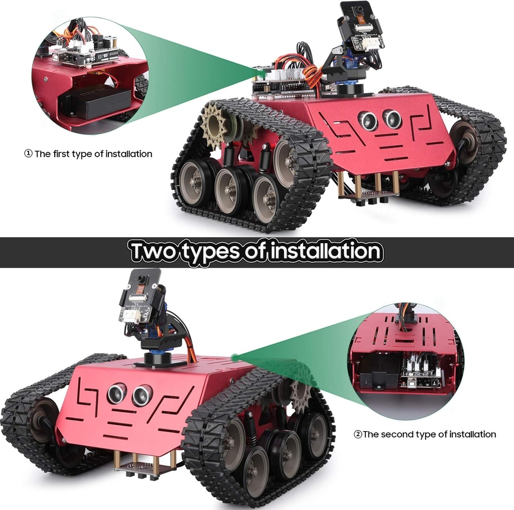 ELEGOO Kit de tanque de robot Conqueror con UNO R3